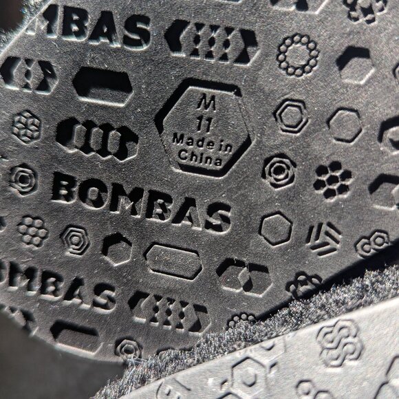 NEW Bombas Men's Cozy Sherpa Warm Winter Supportive Sunday Slipper Black 11 - Picture 3 of 7